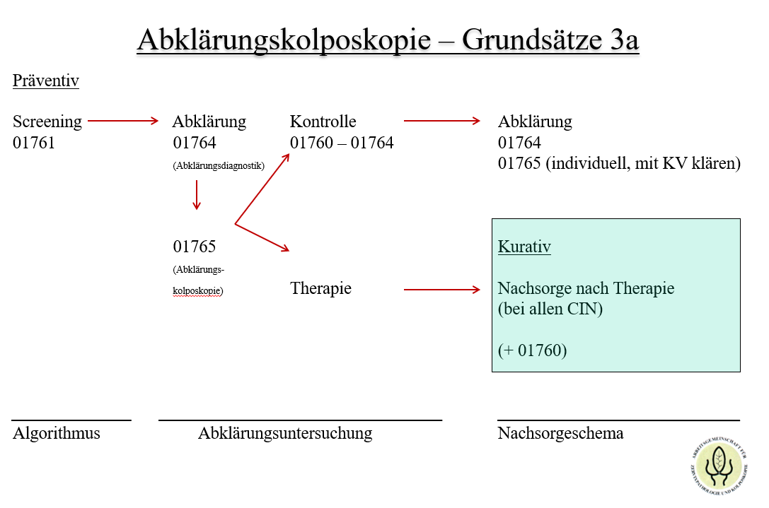 Abklärungskoloposkopie Grundsätze 3a